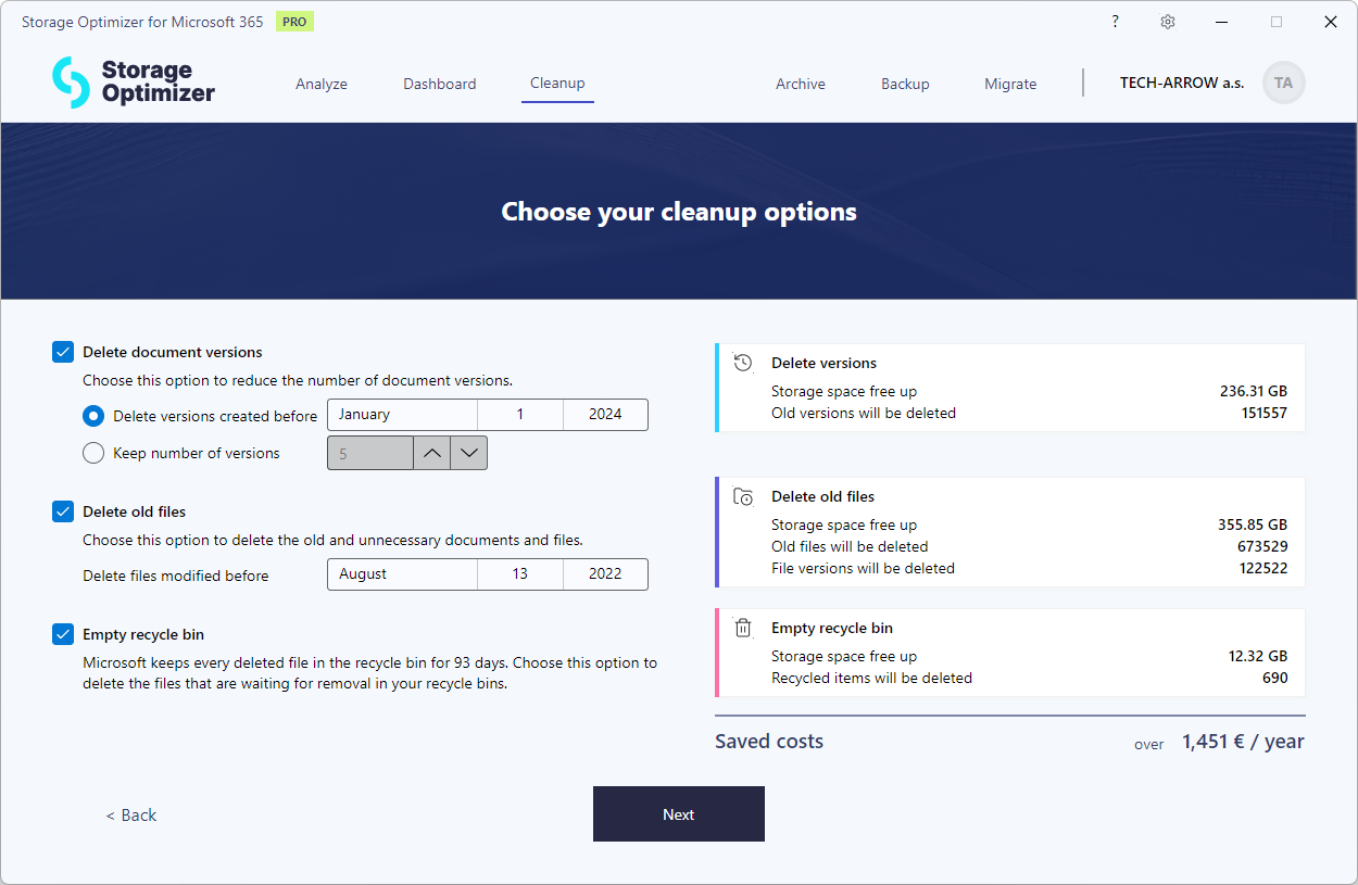 Storage Optimizer PRO Cleanup